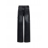 PANTALONE DENIM LARGO ROCKO NERO