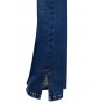 PANTALONE JEANS ZAMPA CON STRAPPETTI ANOUCK BLU