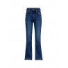 PANTALONE JEANS ZAMPA CON STRAPPETTI ANOUCK BLU