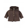 HOODIE CARDIGAN  CHOCOLATE - LI&ME