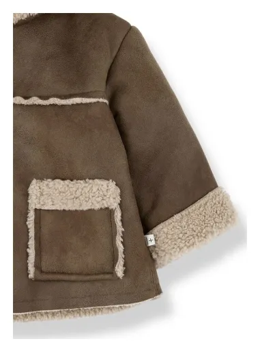 Johan faux leather hooded jacket