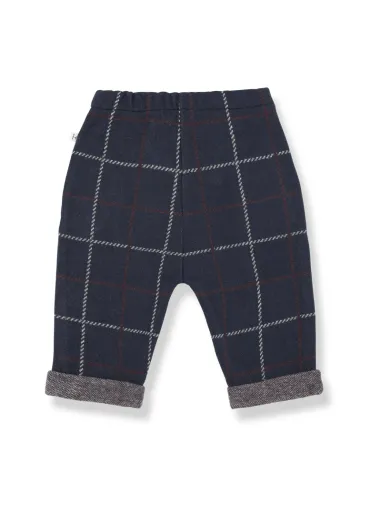Robin warm cotton checked trousers