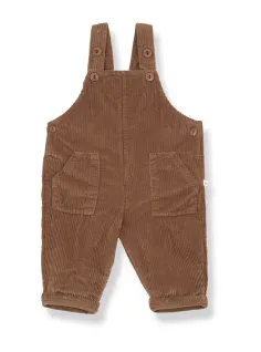 Benoit velvet dungarees
