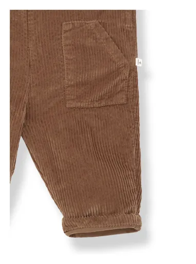 Benoit velvet dungarees