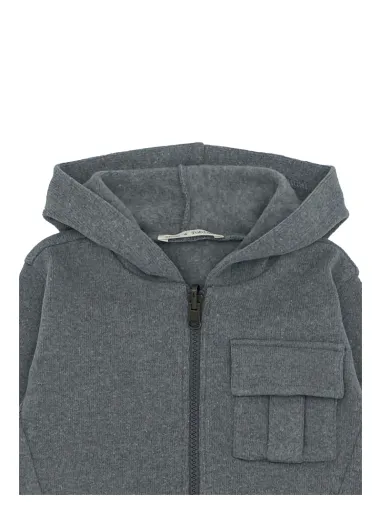 Cardigan con cappuccio