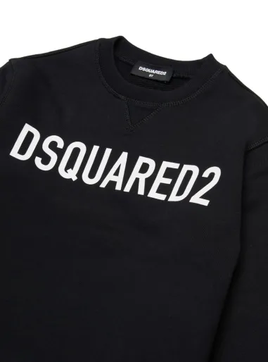 BLACK SWEATSHIRT - DSQUARED