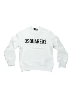 WHITE SWEATSHIRT - DSQUARED