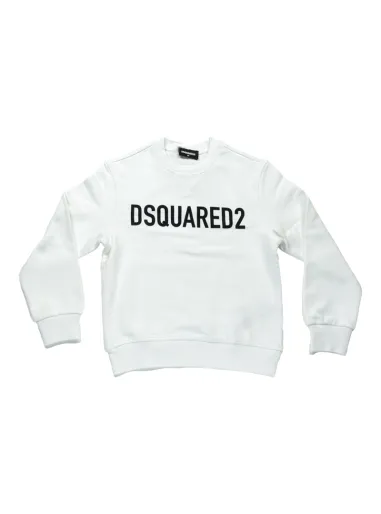 WHITE SWEATSHIRT - DSQUARED