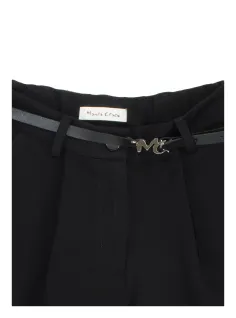 Bermuda shorts with belt 2