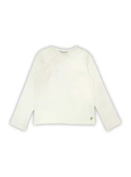 T-shirt stretch con fiocchetti