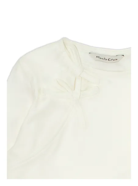 Stretch T-shirt with bows