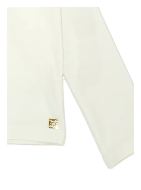 T-shirt stretch con fiocchetti