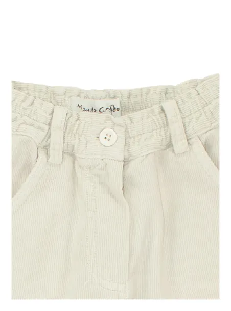 Corduroy trousers with pinstripes