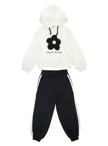 Completo Felpa Cappuccio+Pantalone