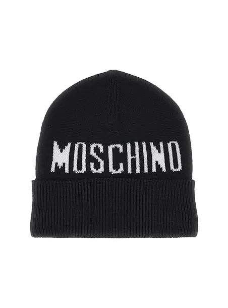 CAPPELLO LOGATO COTONE NERO