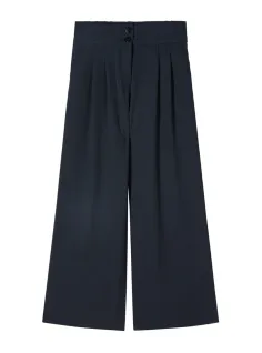 Crepe cady trousers
