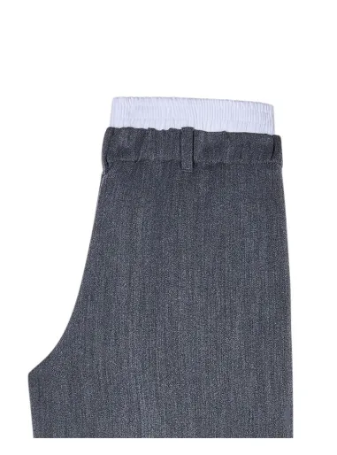 Wool canvas trousers