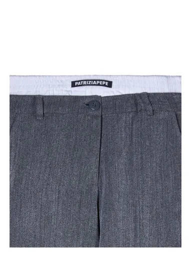 Wool canvas trousers