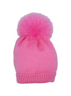 Fox pom pom cap