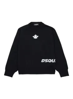 BLACK SWEATER - DSQUARED
