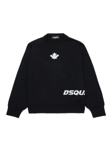 BLACK SWEATER - DSQUARED