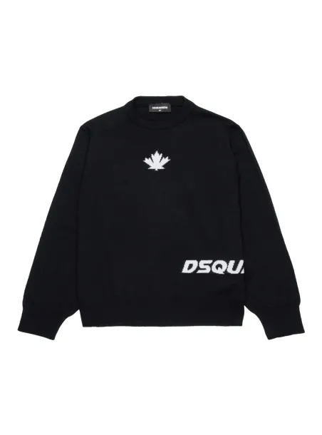 BLACK SWEATER - DSQUARED