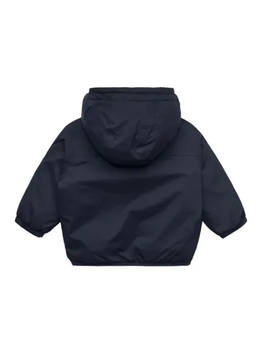 E. Le Vrai Claudine baby jacket with teddy bear interior