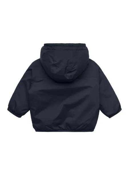 E. Le Vrai Claudine baby jacket with teddy bear interior