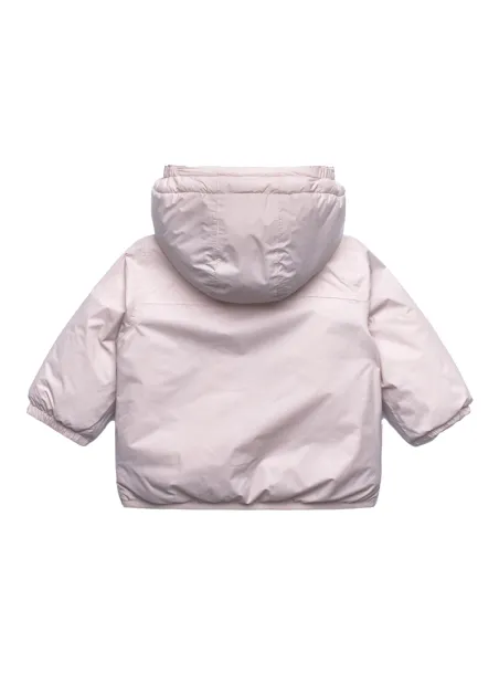 E. Le Vrai Claudine baby jacket with teddy bear interior