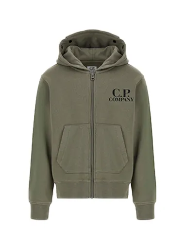 Cardigan felpa con cappuccio