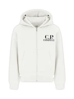 Hooded sweatshirt cardigan 2