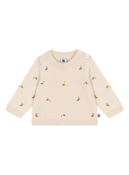 Sweater with flowers