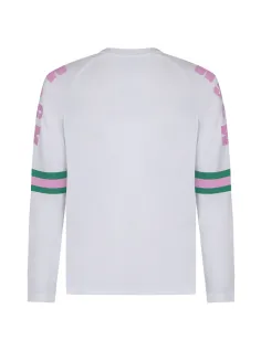 LONG SLEEVE T-SHIRT WHITE - MSGM KIDS 2
