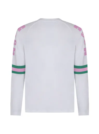 LONG SLEEVE T-SHIRT WHITE - MSGM KIDS