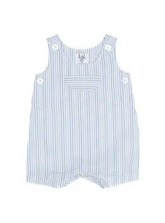 Striped overalls