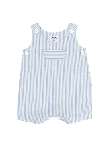 Striped overalls