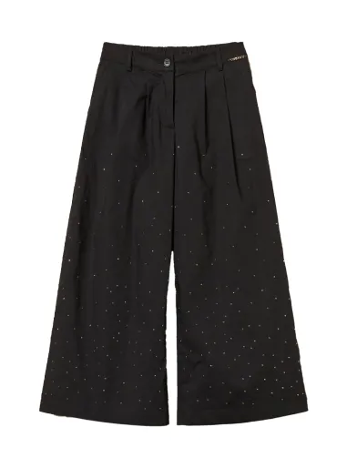 Poplin trousers