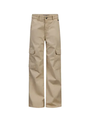 COTTON GABARDINE TROUSERS TORRY SAND - RETOUR JEANS