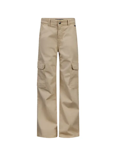 COTTON GABARDINE TROUSERS TORRY SAND - RETOUR JEANS
