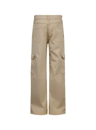 COTTON GABARDINE TROUSERS TORRY SAND - RETOUR JEANS