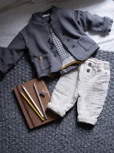 PANTALONE DOPPIATO POL ECRU