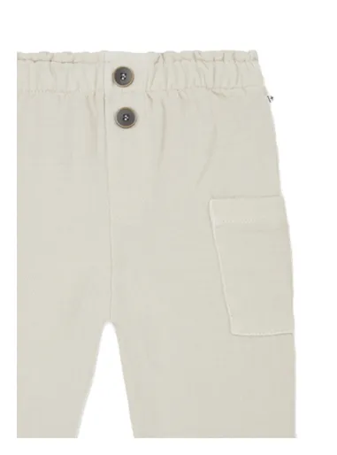 PANTALONE DOPPIATO POL ECRU