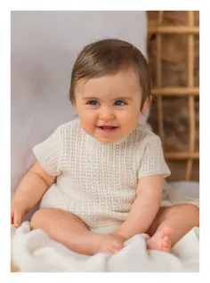 Knitted tunic w/ openwork pattern