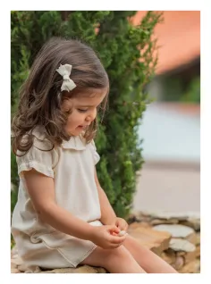 Knitted tunic w/ openwork pattern