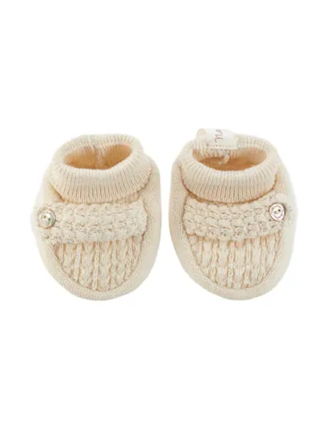 Knitted booties