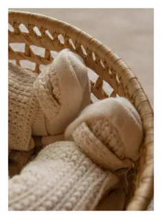 Knitted booties 2