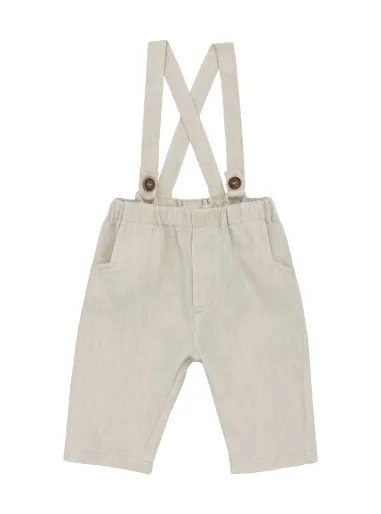 Trousers with suspenders
