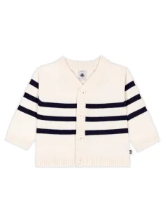 Cardigan rigato