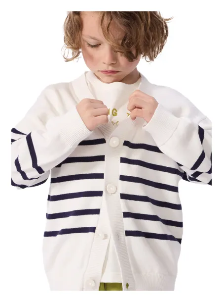 Striped cardigan