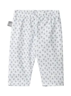 Floral cotton trousers